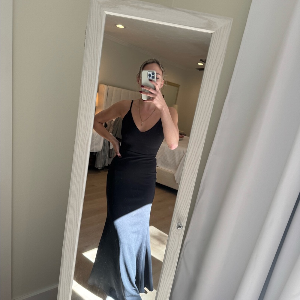 Lulu's Black Strappy Dress